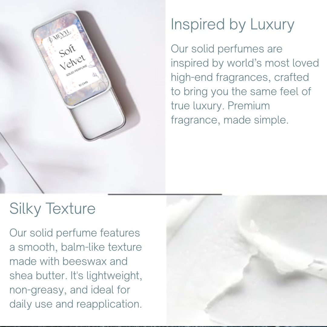 Soft Velvet (Solid Perfume) Inspired by: Victorias Secret Bombshell